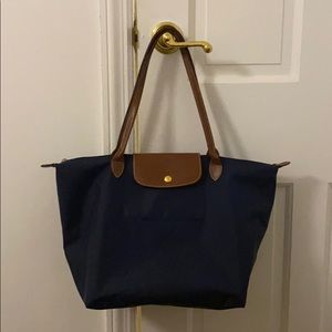 Le Pliage Navy large longchamp bag